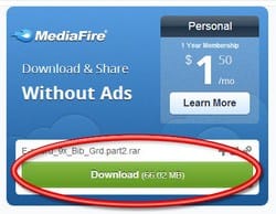 Ejemplo para descargar desde Mediafire