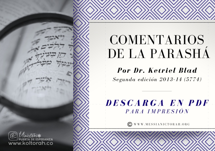 Comentarios de la parashá semanal (versión imprimible) por S.K. Blad